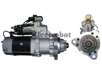 Starter for CASE, CUMMINS with rotateable D.E. Frame