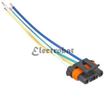 Conector para alternador DELCO Serie CS130D con 4 cables