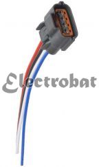 Conector para alternadores MITSUBISHI con 4 cables