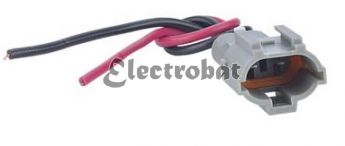 Conector para alternadores NIKKO con 2 cables