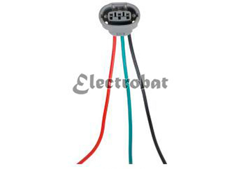 Conector para alternadores DENSO, MITSUBISHI con 3 cables