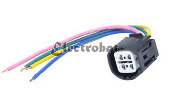 Conector para alternadores BOSCH, DELCO, DENSO, MITSUBISHI con 4 cables