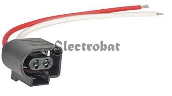 Conector para alternadores BOSCH, VALEO con 2 cables