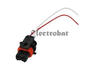 Conector para alternadores BOSCH con 2 cables