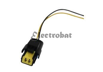 Conector para alternadores BOSCH, VALEO con 2 cables