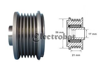 Clutch pulley for NISSAN, RENAULT
