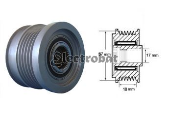 Clutch Pulley for OPEL, SAAB